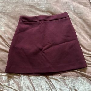 Maroon Skirt